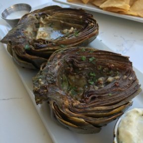 Gluten-free artichokes from Lure Fish House